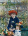 Zwei Schwestern auf der Terrasse Renoir